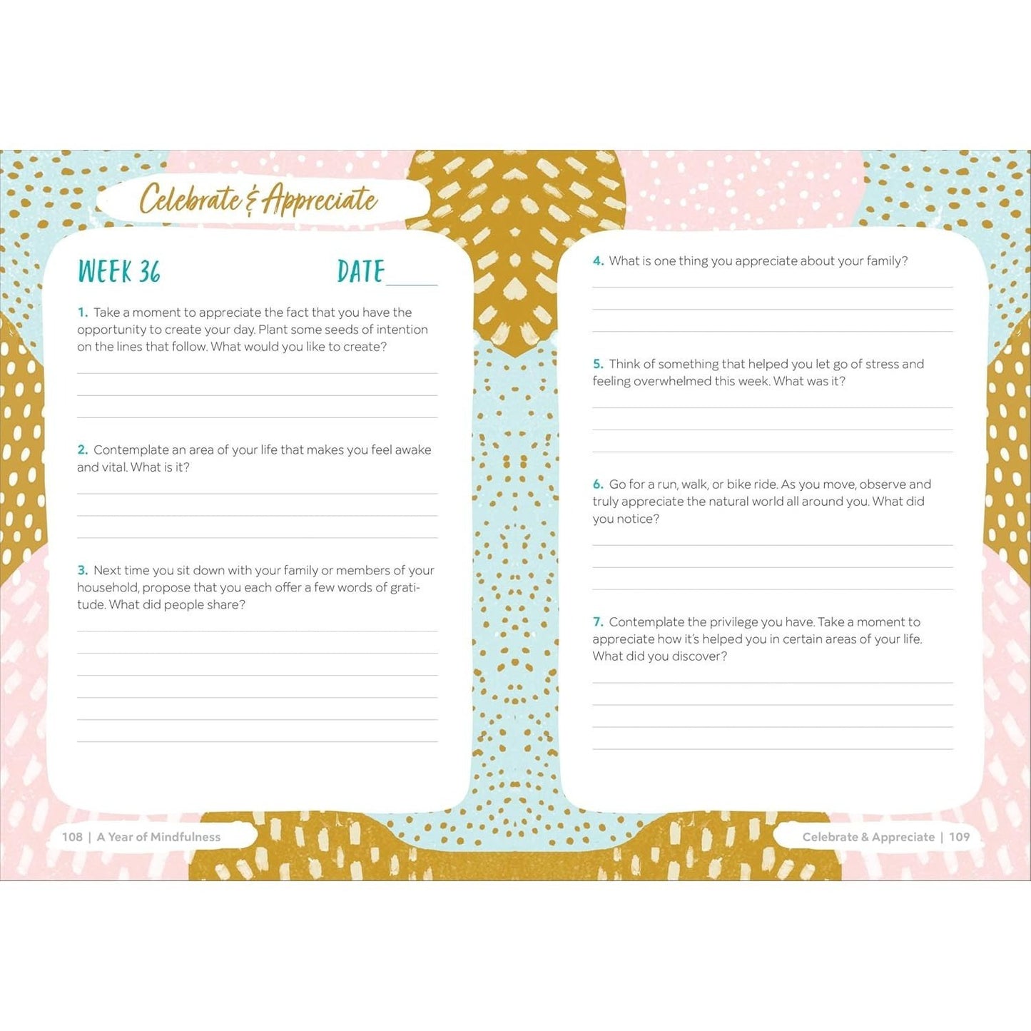 A Year of Mindfulness: A 52-Week Guided Journal to Cultivate Peace and Presence
