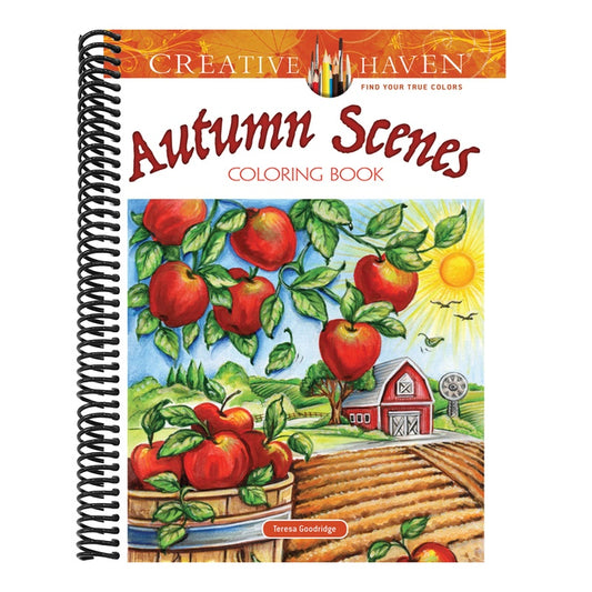 Creative Haven Autumn Scenes Coloring Book
