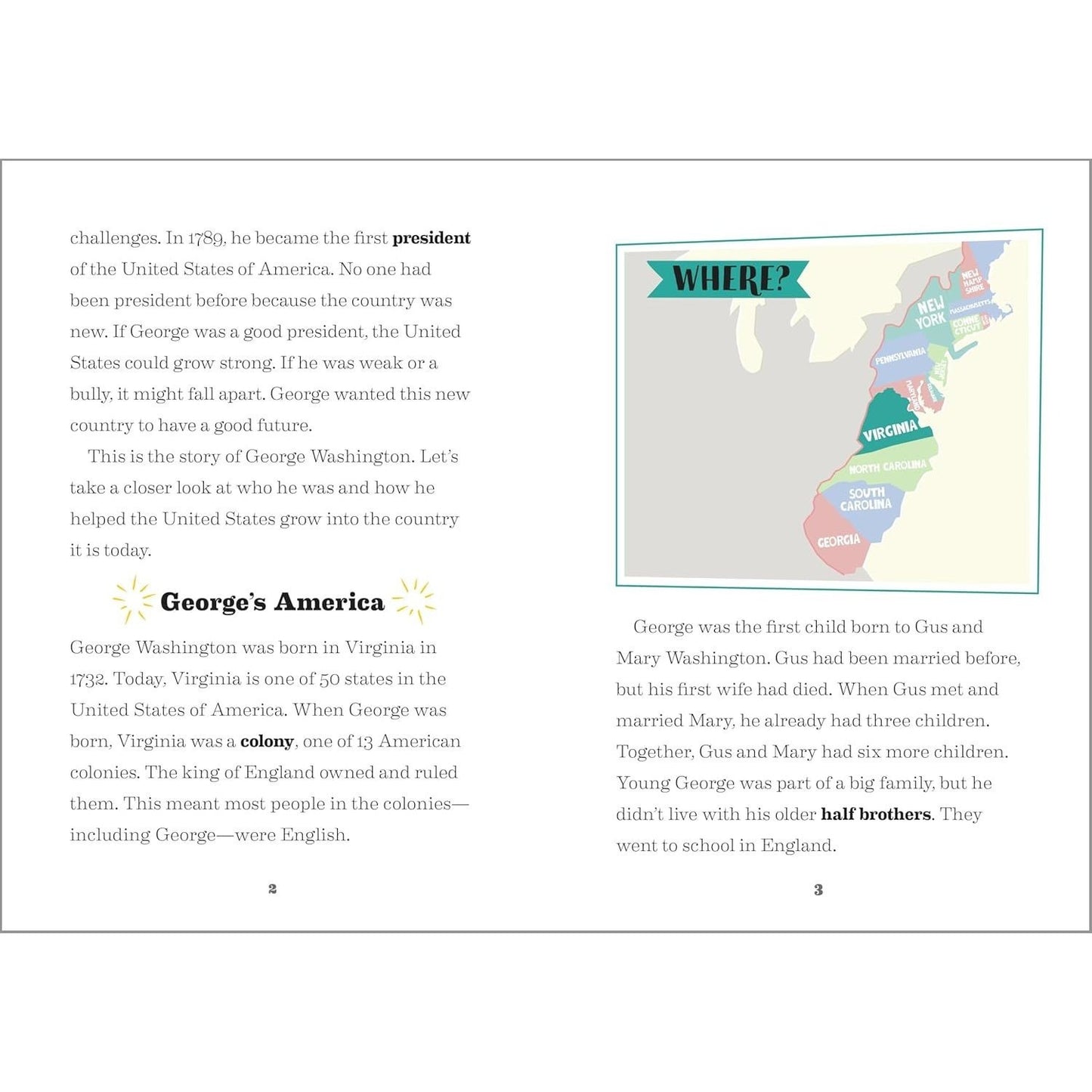 The Story of George Washington: An Inspiring Biography for Young Readers