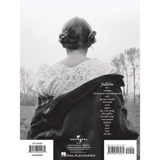 Taylor Swift - Folklore: Piano/Vocal/Guitar Songbook [Spiral-bound] Taylor Swift (Spiral Bound)