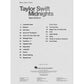 Taylor Swift - Midnights (3am Edition): Piano/Vocal/Guitar Songbook (Spiral Bound)