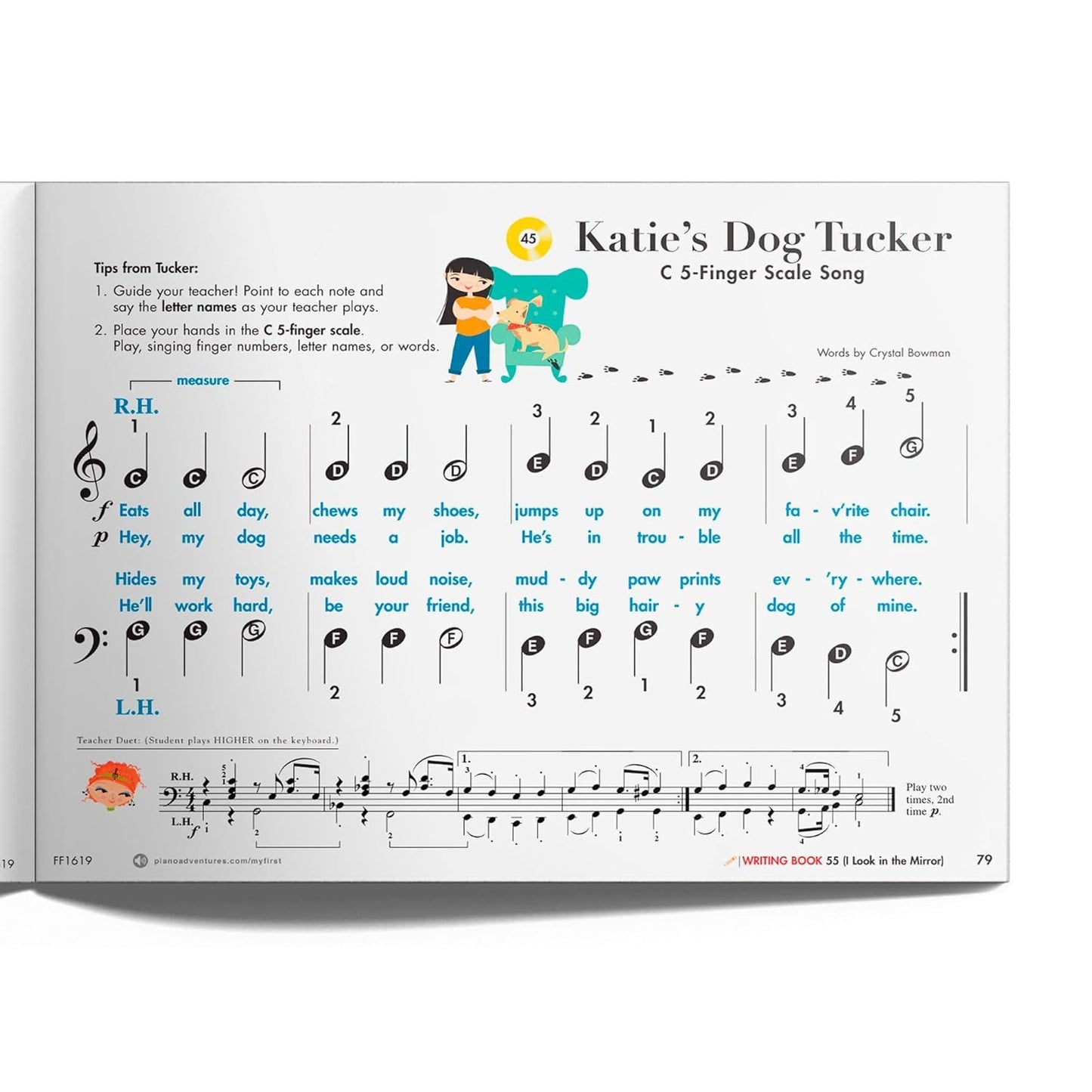My First Piano Adventure Lesson Book a with Online Audio [With CD (Audio)] (Composer)
                       , (Composer) (Spiral Bound)