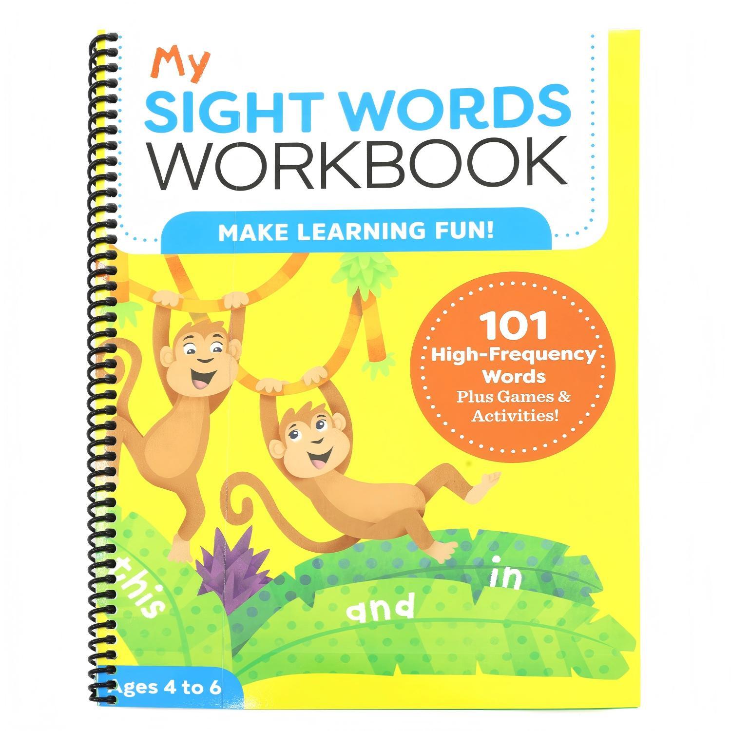 My Sight Words Workbook: 101 High-Frequency Words Plus Games & Activities! (My Workbook) (Spiral Bound)