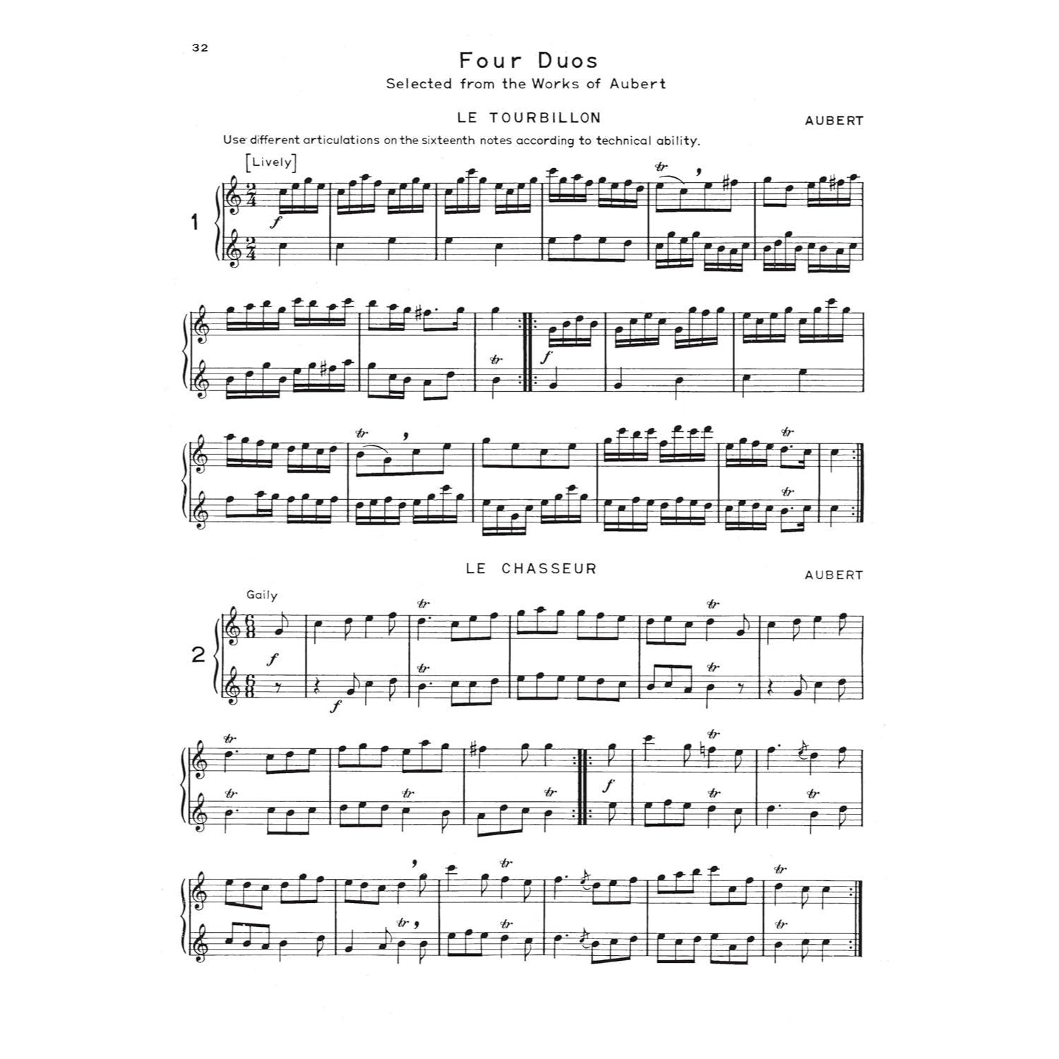 Selected Duets for Flute: Volume 1 - Easy to Medium (Rubank Educational Library 177) - Flute Music