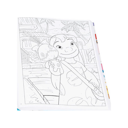 Disney Stitch Color-By-Number (Color-By-Number) (Spiral Bound)