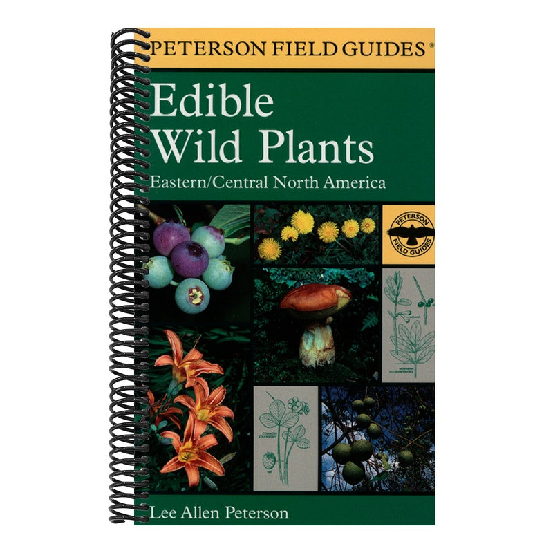 A Peterson Field Guide to Edible Wild Plants: Eastern and Central North America (Peterson Field Guides) (Spiral Bound)