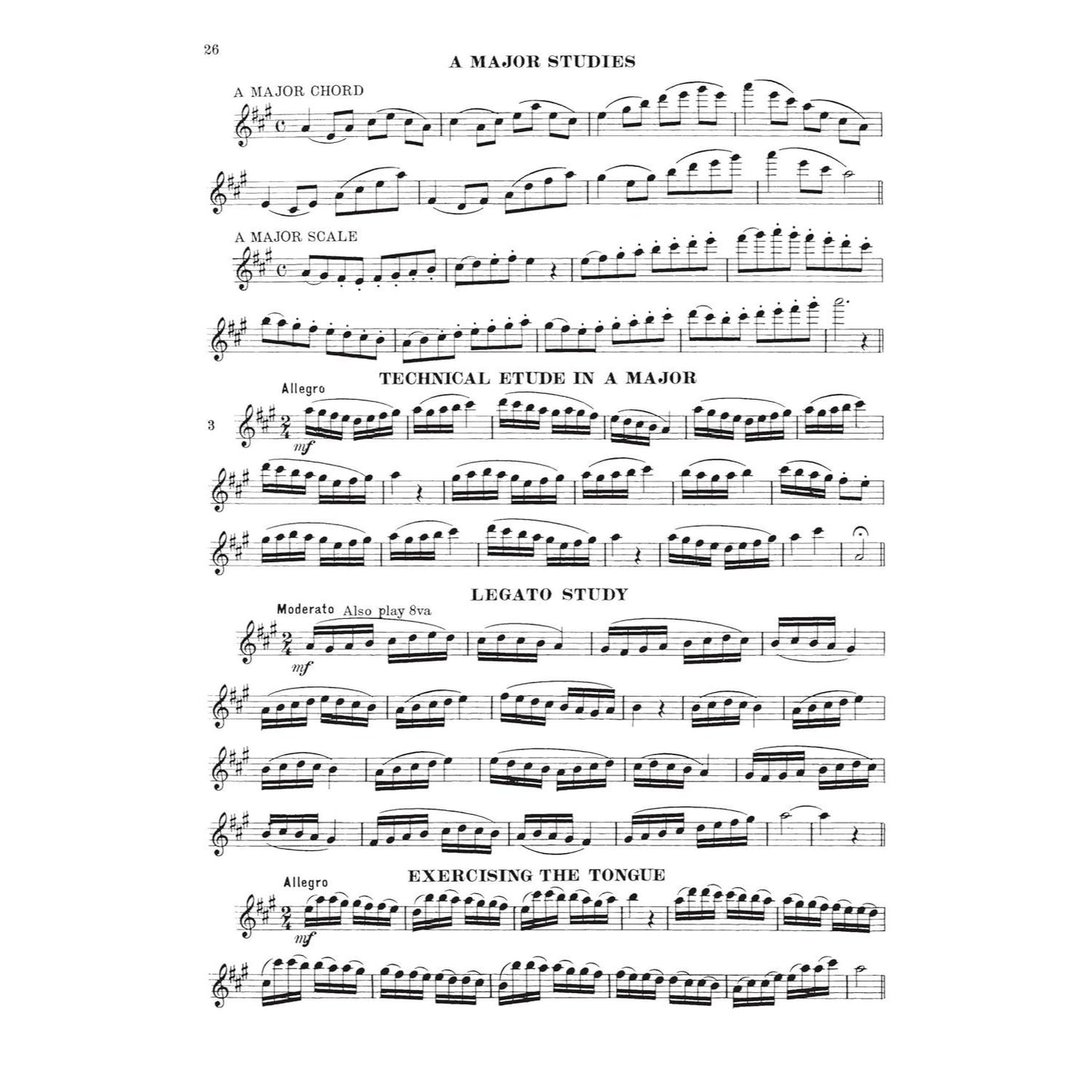 Rubank Intermediate Method: Flute or Piccolo - Flute Music Book - Piccolo Sheet Music Book - Sheet