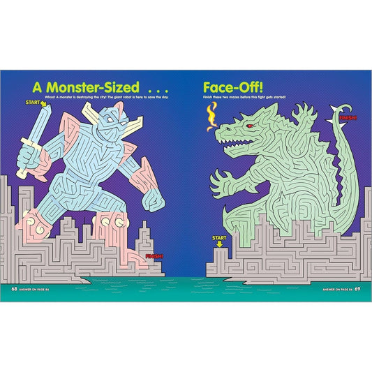 Challenging Mazes for Kids: 75 Full-Color Mazes Including Find-The-Item and 3-D Fun!