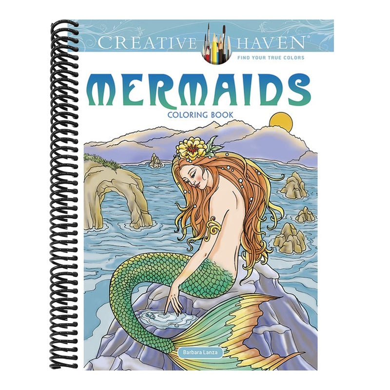 Creative Haven Mermaids Coloring Book