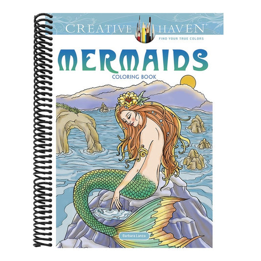 Creative Haven Mermaids Coloring Book