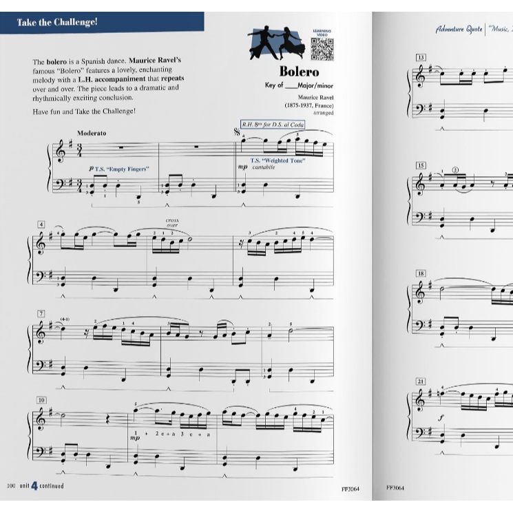 The Grand Level 4 Piano Adventures All-In-One