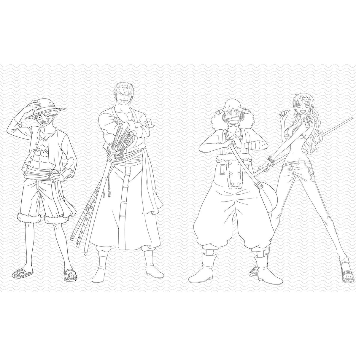 One Piece: The Official Coloring Book (Media Tie-In) (Spiral Bound)