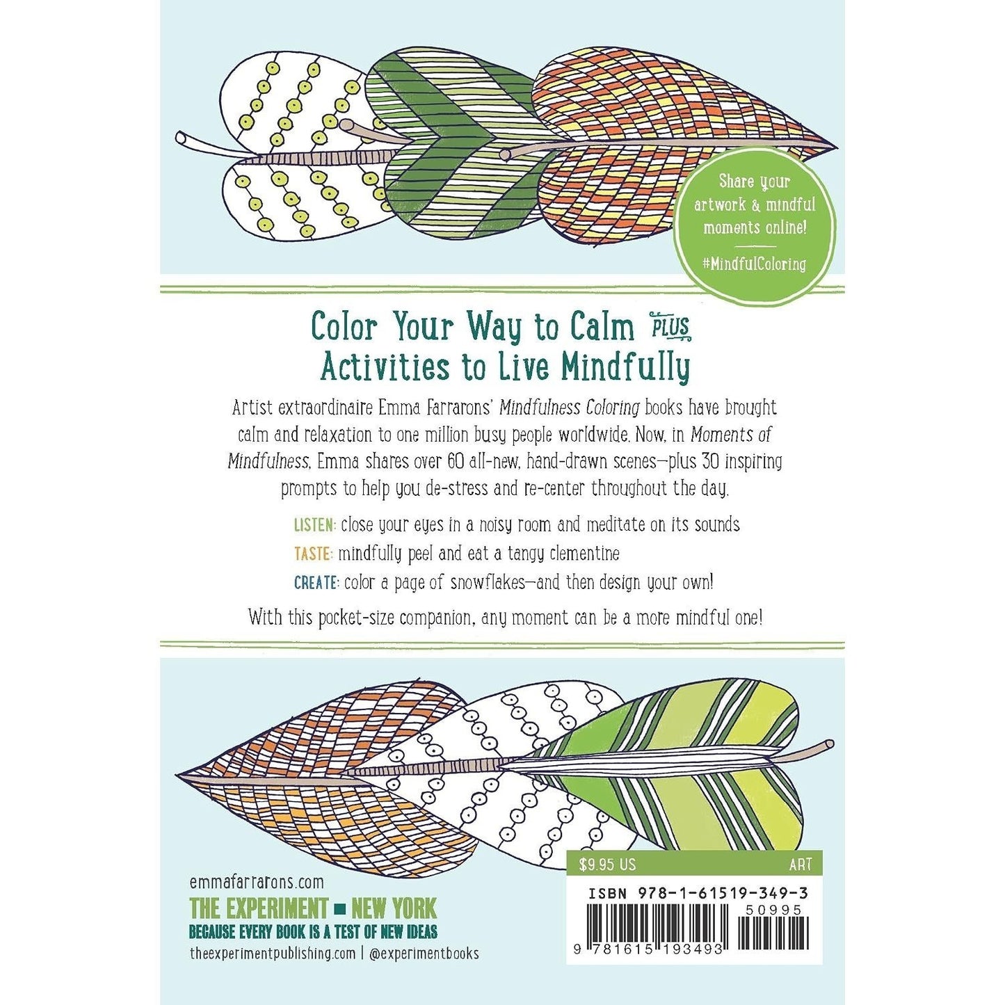 Moments of Mindfulness: The Anti-Stress Adult Coloring Book with Activities to Feel Calmer