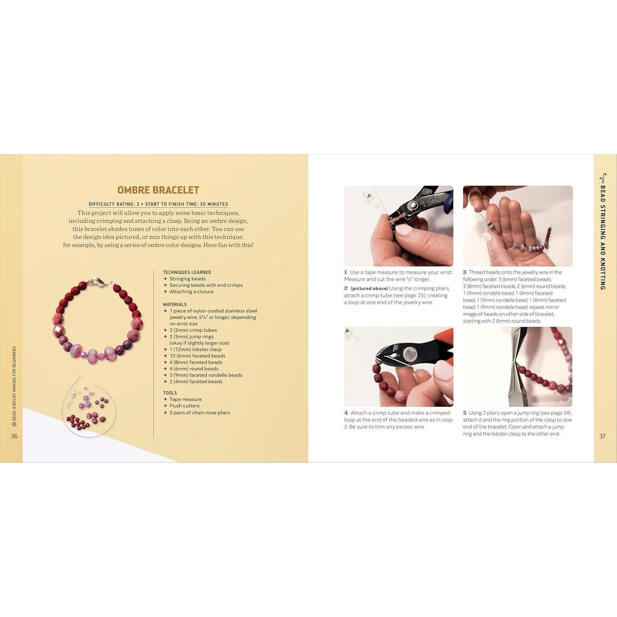 Bead Jewelry Making for Beginners: Step-By-Step Instructions for Beautiful Designs