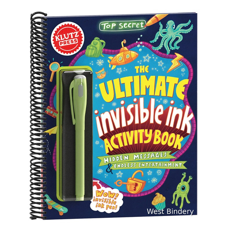 Top Secret: The Ultimate Invisible Ink Activity Book (Klutz Activity Book)