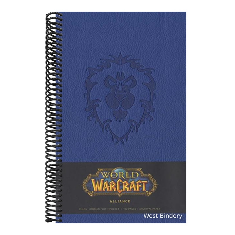 World of Warcraft Alliance Hardcover Blank Journal