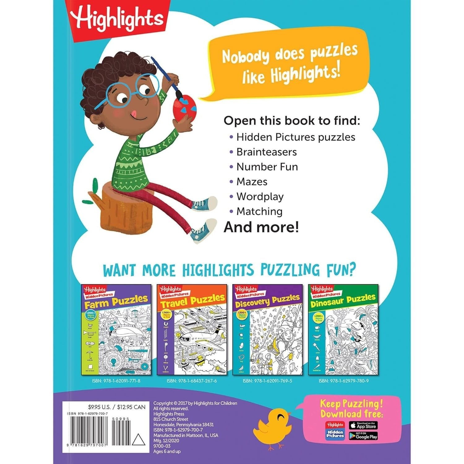 Easter Puzzles: Easter Puzzles (Highlights Puzzlemania Activity Books) Over 100 Easter Puzzles, Mazes and More, Easter Activity Book for Kids 6 and Up (Highlights Puzzlemania Activity Books) (Spiral Bound)