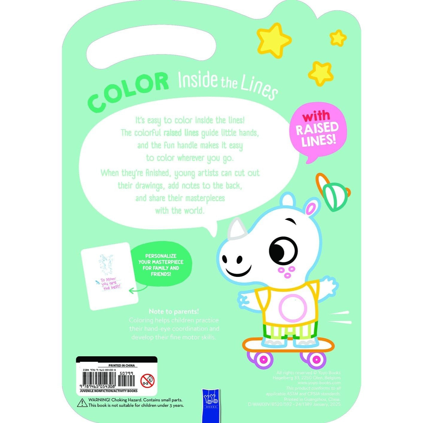Take Along Color Inside the Lines (Owl & Friends)