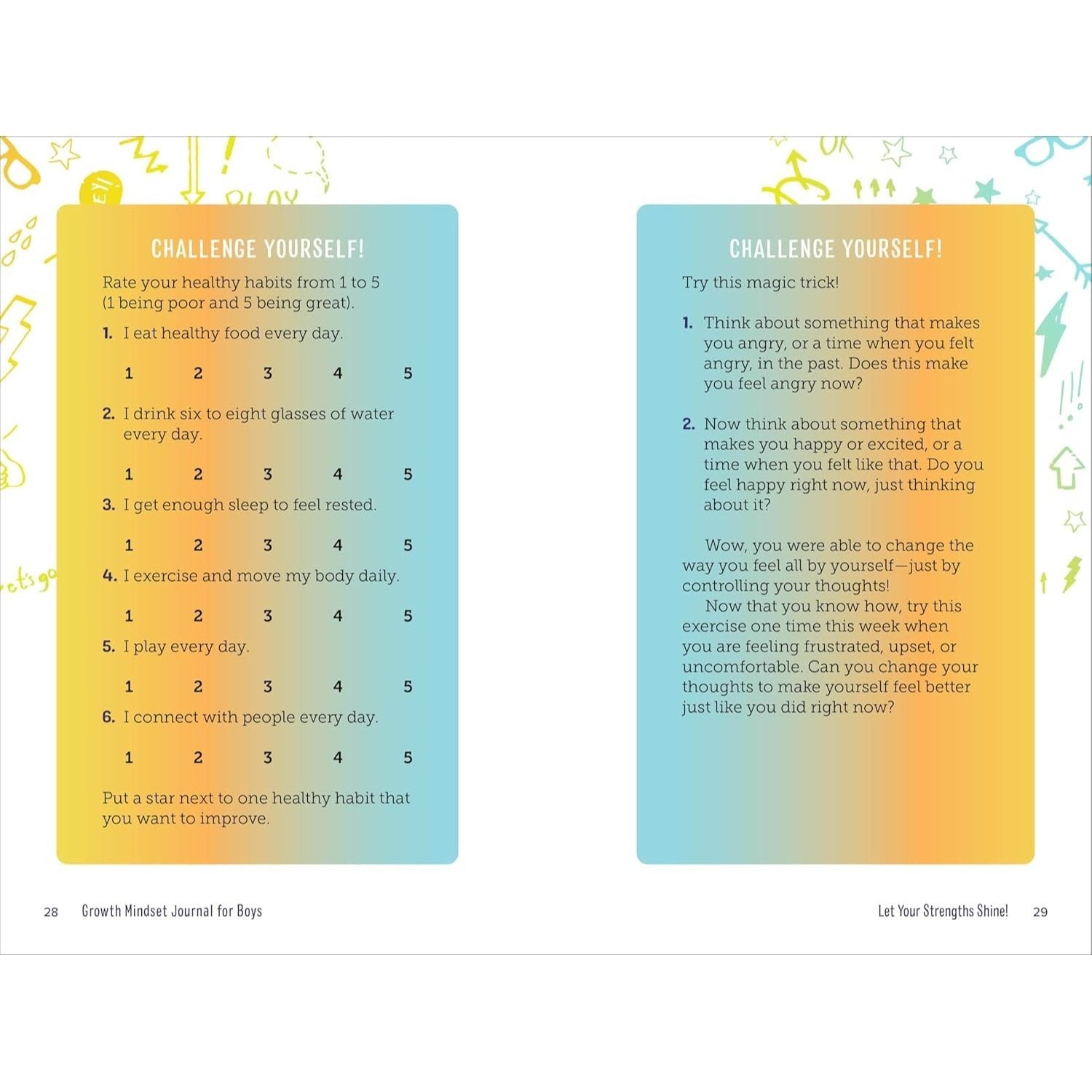 Growth Mindset Journal for Boys: A Space to Embrace Challenges, Set Goals, and Dream Big