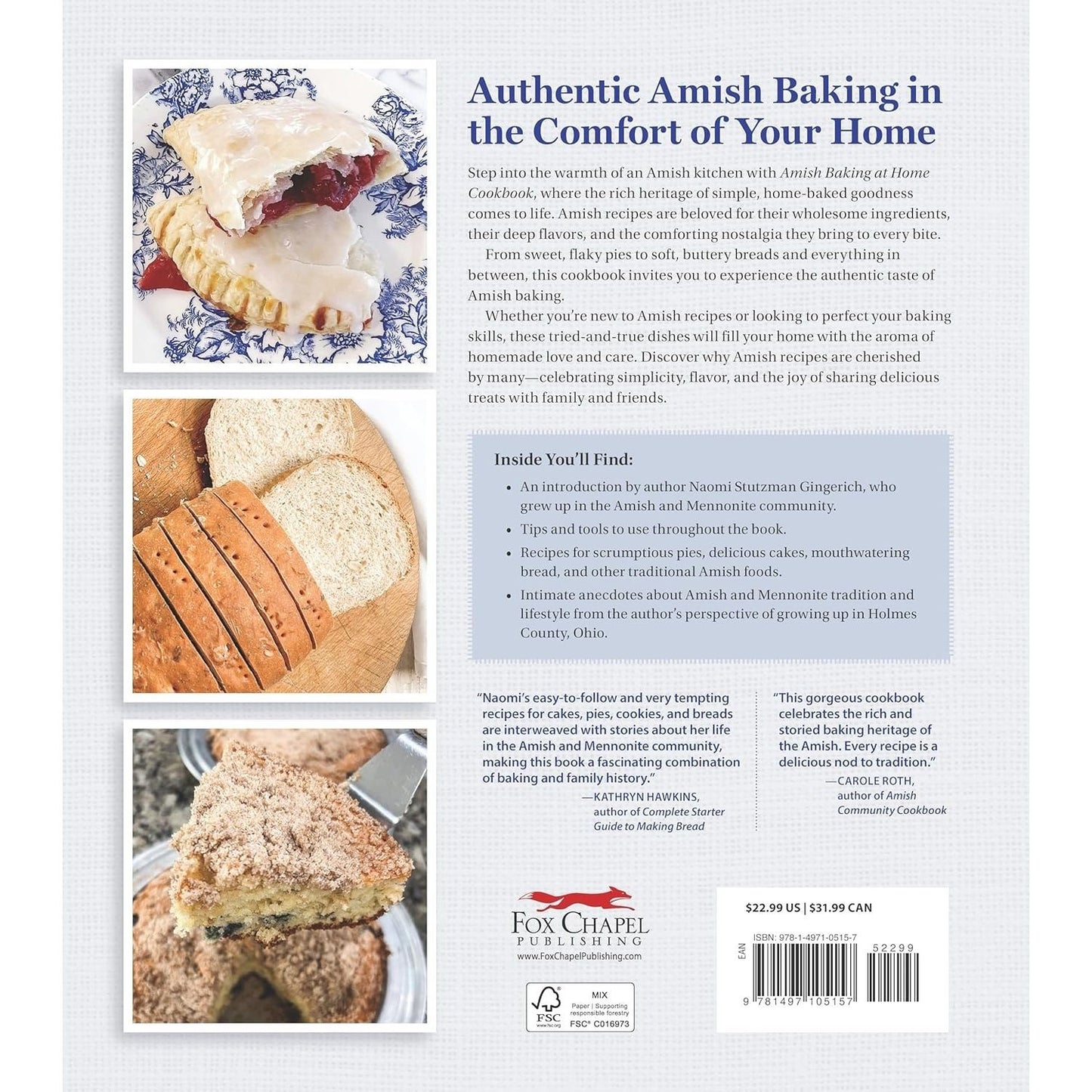 Amish Baking at Home Cookbook: Recipes and Memories from My Heritage
