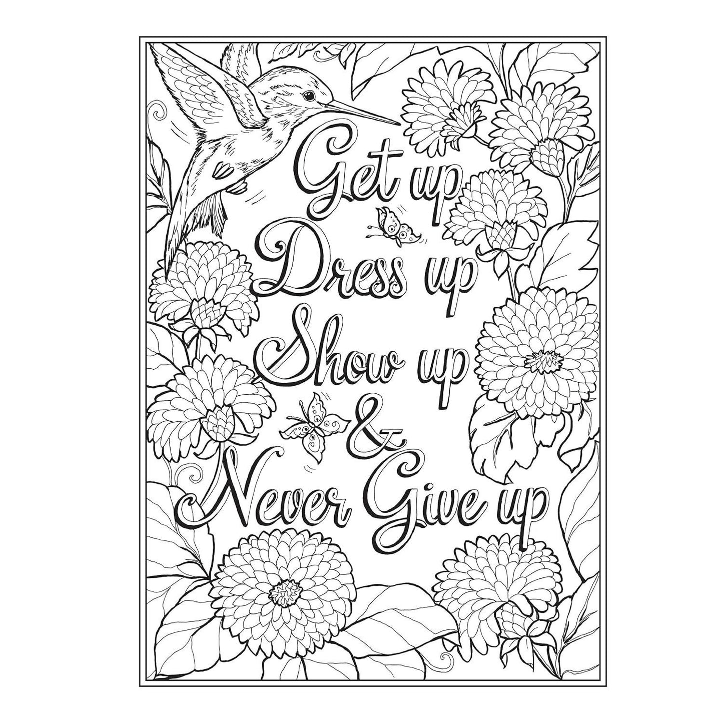 Creative Haven Cheerful Inspirations Coloring Book