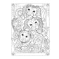 Creative Haven Dazzling Dogs Coloring Book (Spiral Bound)