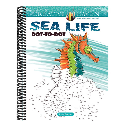 Creative Haven Sea Life Dot-To-Dot Coloring Book