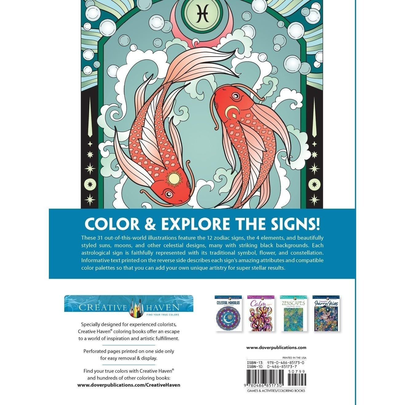 Creative Haven Astrology Coloring Book