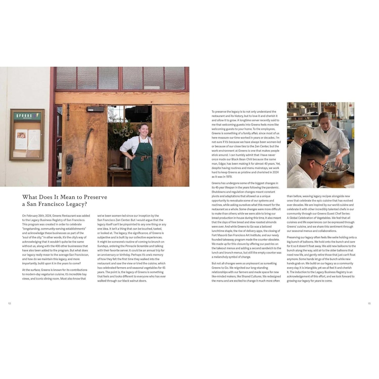 Seasons of Greens: A Collection of New Recipes from the Iconic San Francisco Restaurant