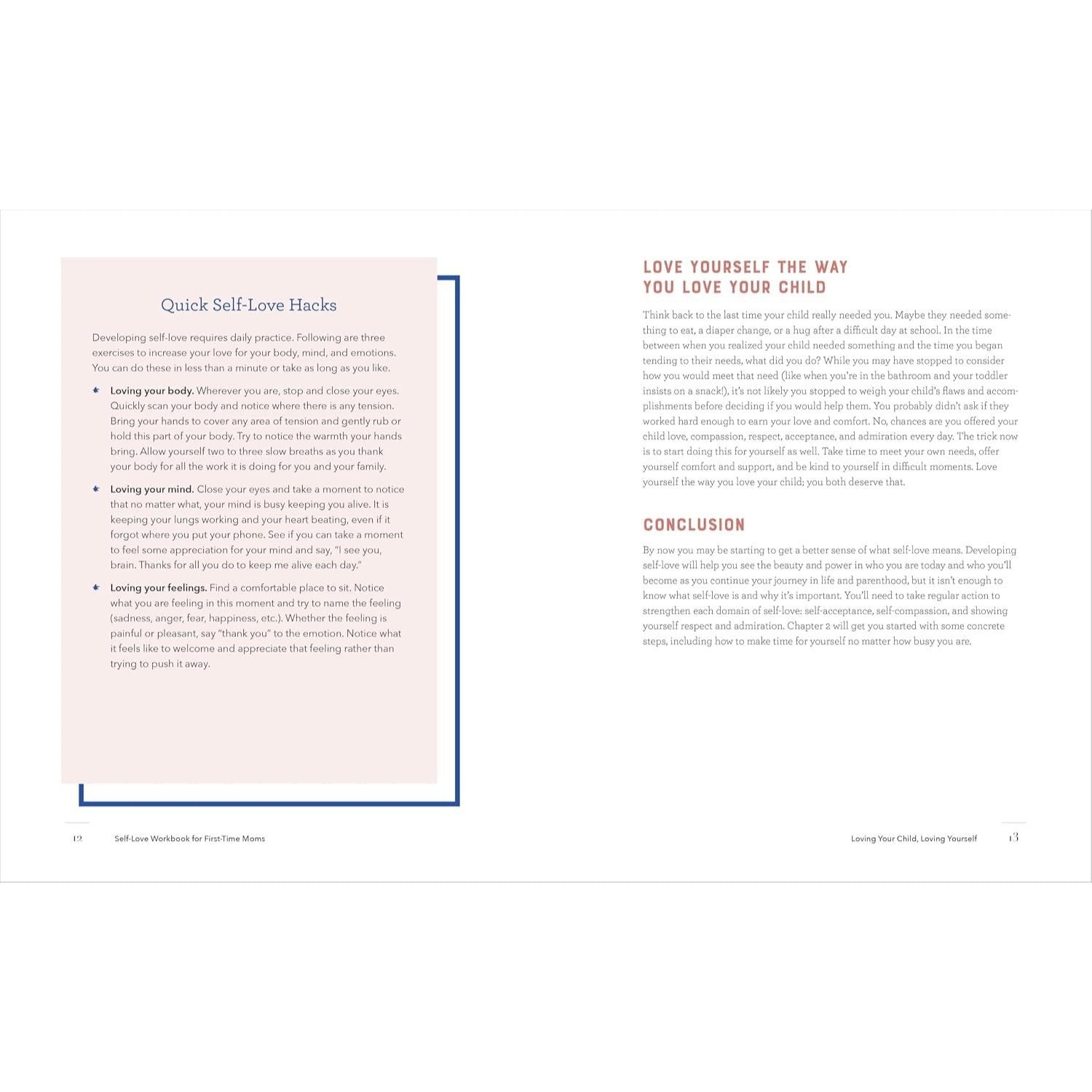 Self-Love Workbook for First-Time Moms: A Road Map to Falling in Love with Yourself Again