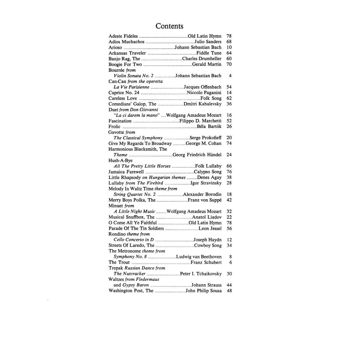The Joy of Piano Duets: Familiar Melodies in Easy Arrangements for One Piano Four Hands