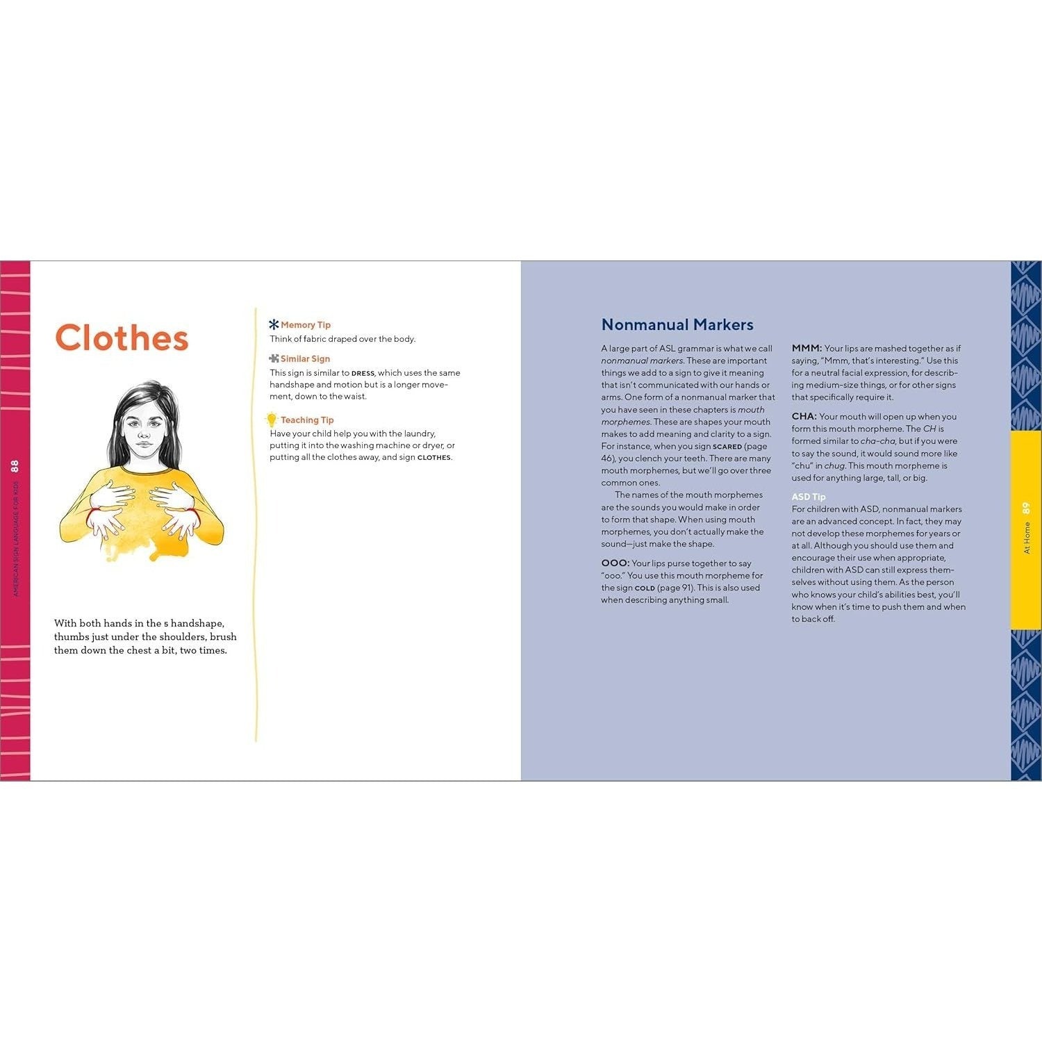 American Sign Language for Kids: 101 Easy Signs for Nonverbal Communication (Spiral Bound)