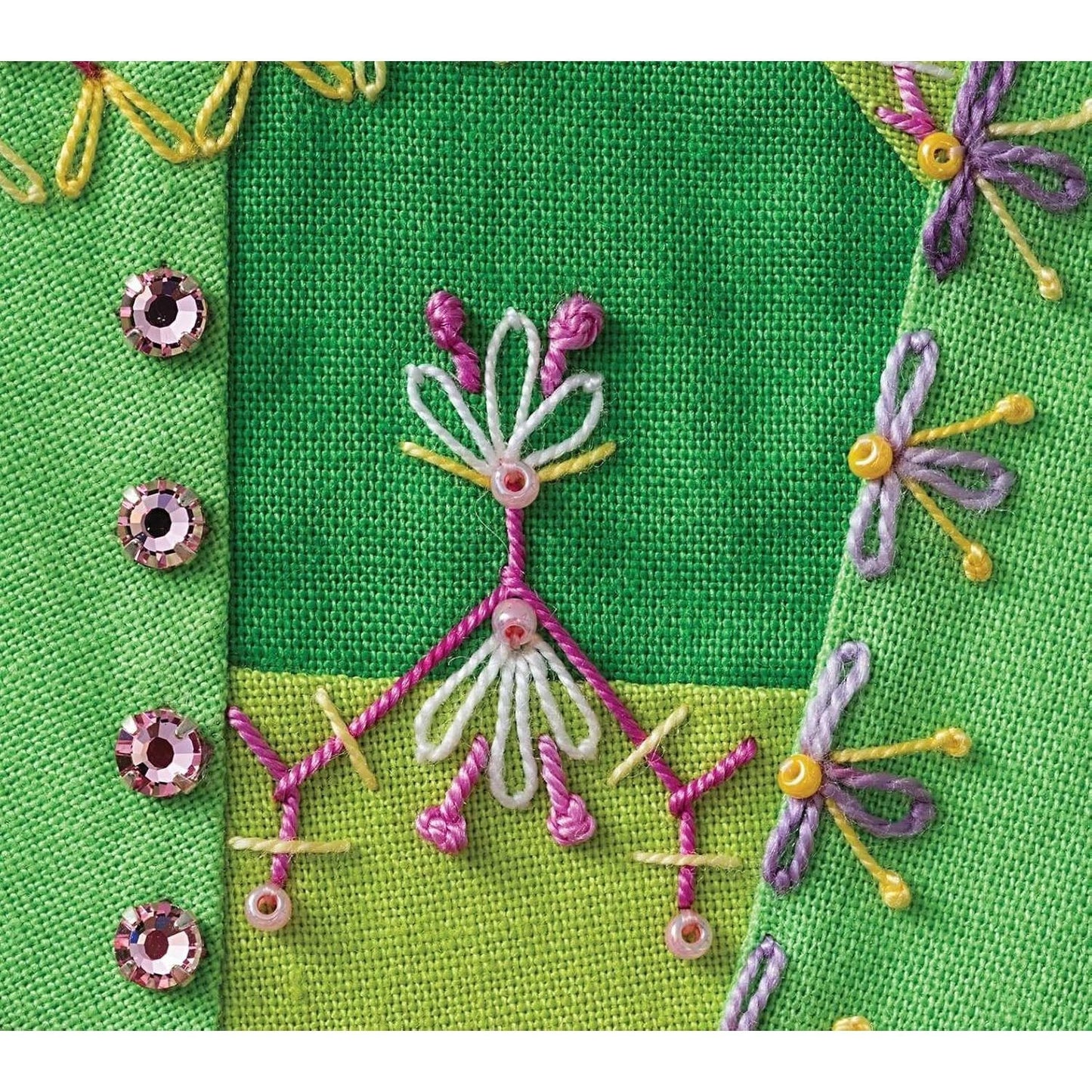 Joyful Daily Stitching, Seam by Seam: Complete Guide to 500 Embroidery-Stitch Combinations, Perfect for Crazy Quilting (Spiral Bound)