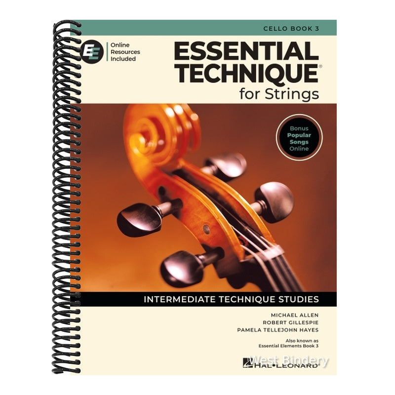 Essential Technique for Strings - Cello Book 3 with Online Resources
