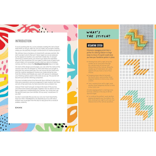 Needlepoint Journal: Track Your Projects and Record Your Stitching with This Interactive Journal