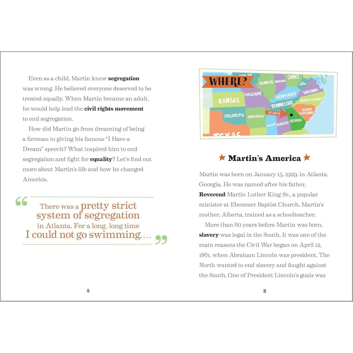 The Story of Martin Luther King Jr.: An Inspiring Biography for Young Readers