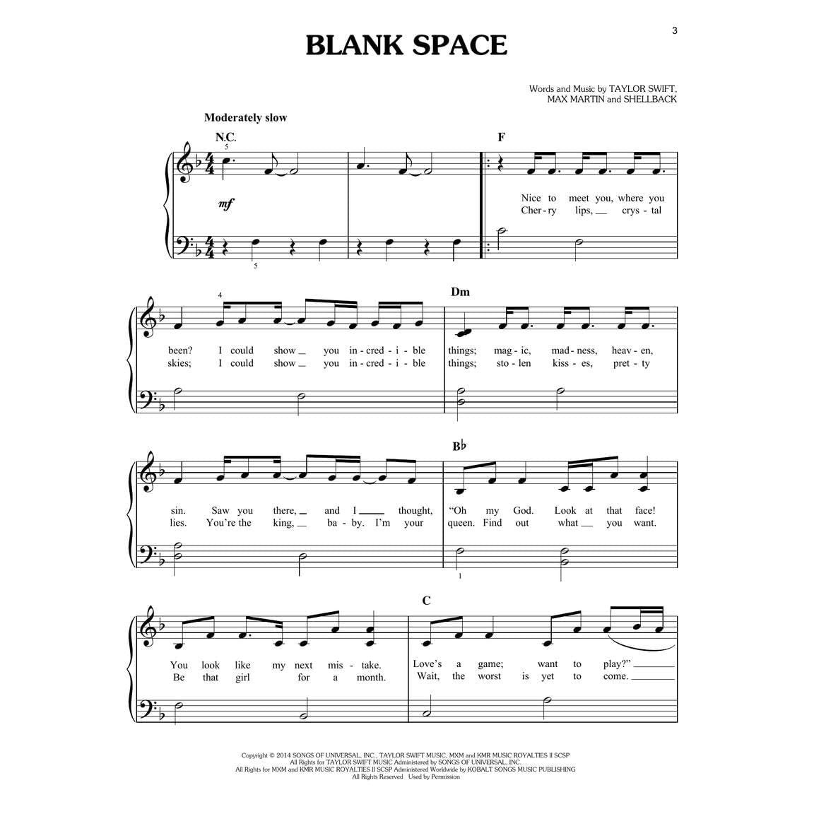 Taylor Swift Easy Piano Anthology - 2nd Edition: Easy-Level Song Arrangements with Lyrics (Revised) (Spiral Bound)