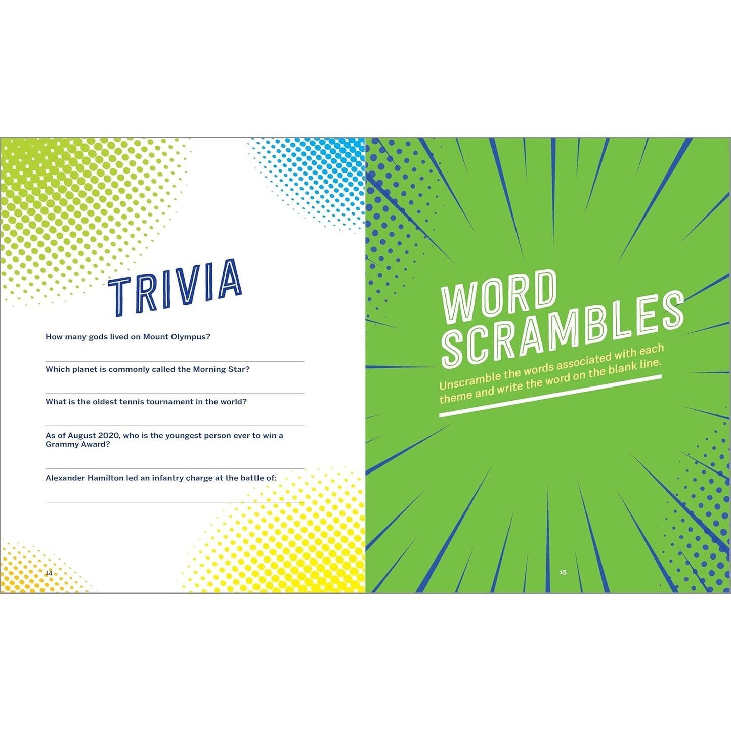 The Ultimate Activity Book for Teens: Crosswords, Cryptograms, Trivia, and More!