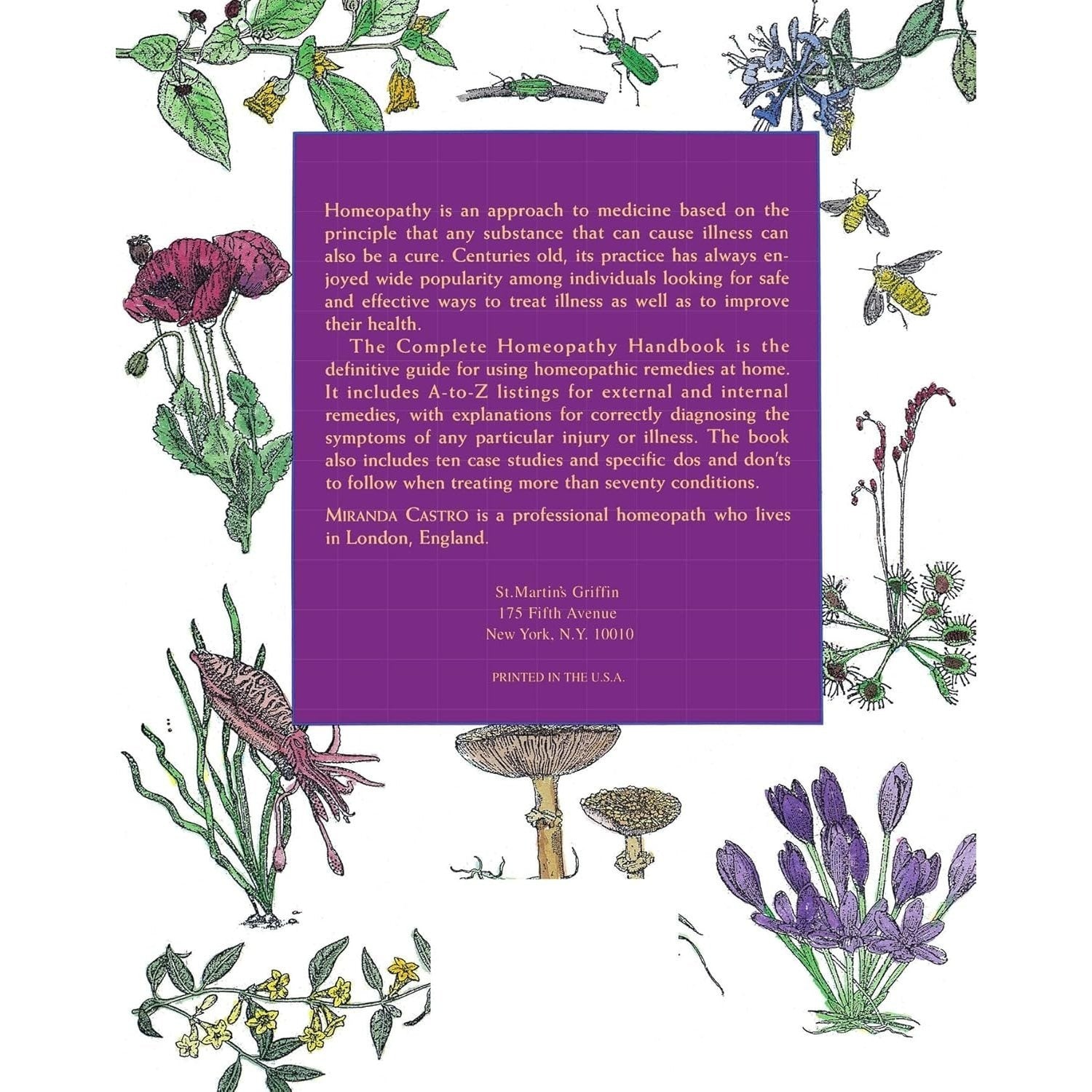 The Complete Homeopathy Handbook: Safe and Effective Ways to Treat Fevers, Coughs, Colds and Sore Throats, Childhood Ailments, Food Poisoning, Flu, and a (Spiral Bound)
