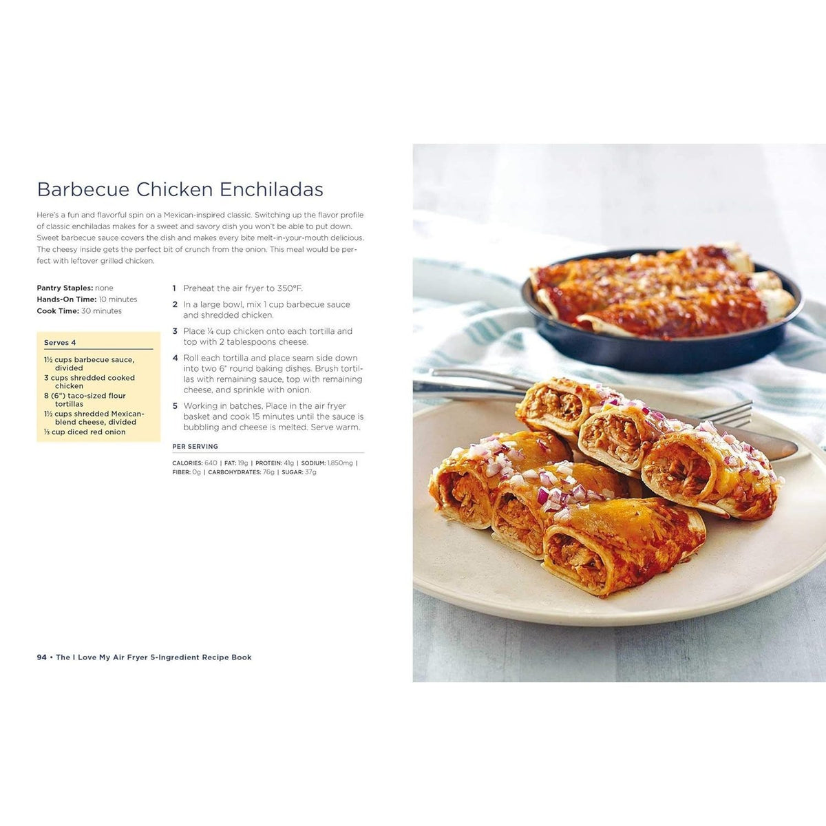 The I Love My Air Fryer 5-Ingredient Recipe Book: From French Toast Sticks to Buttermilk-Fried Chicken Thighs, 175 Quick and Easy Recipes