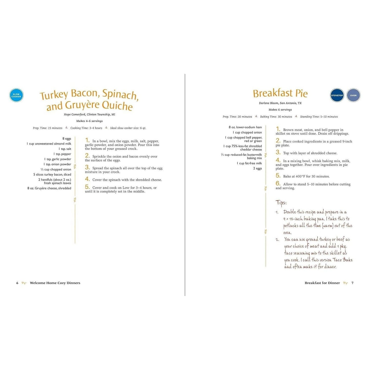 Welcome Home Cozy Dinners: Quick & Easy Family Favorites