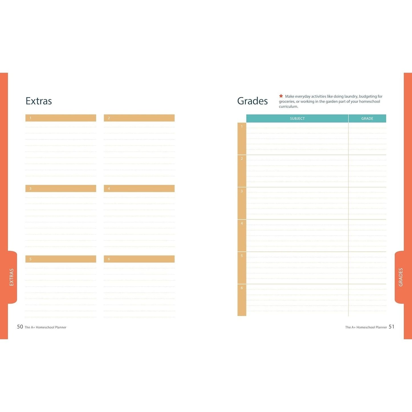 The A+ Homeschool Planner: Plan, Record, and Celebrate Each Child's Progress