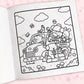 Cozy Cuties: Coloring Book for Adults and Kids (Cozy Spaces Coloring) (Spiral Bound)
