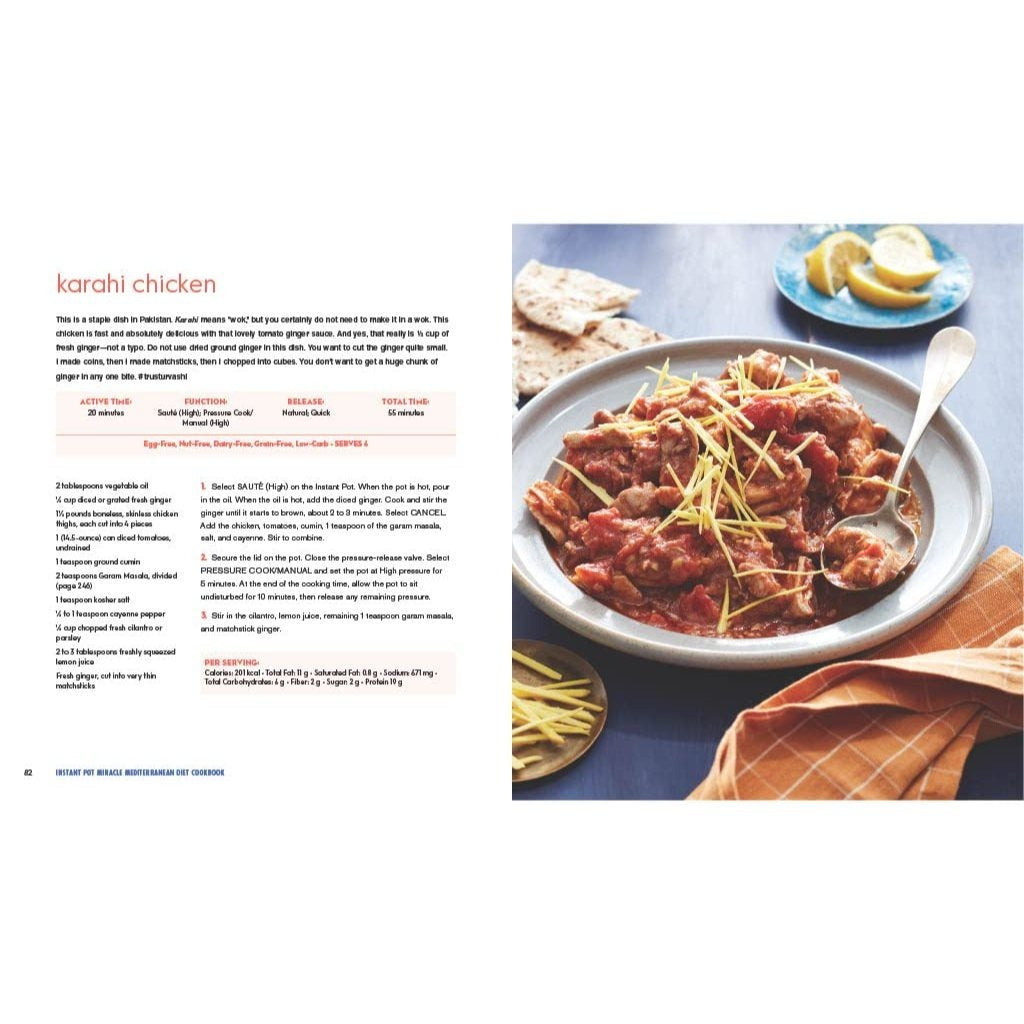 Instant Pot Miracle Mediterranean Diet Cookbook: 100 Simple and Tasty Recipes Inspired by One of the World's Healthiest Diets