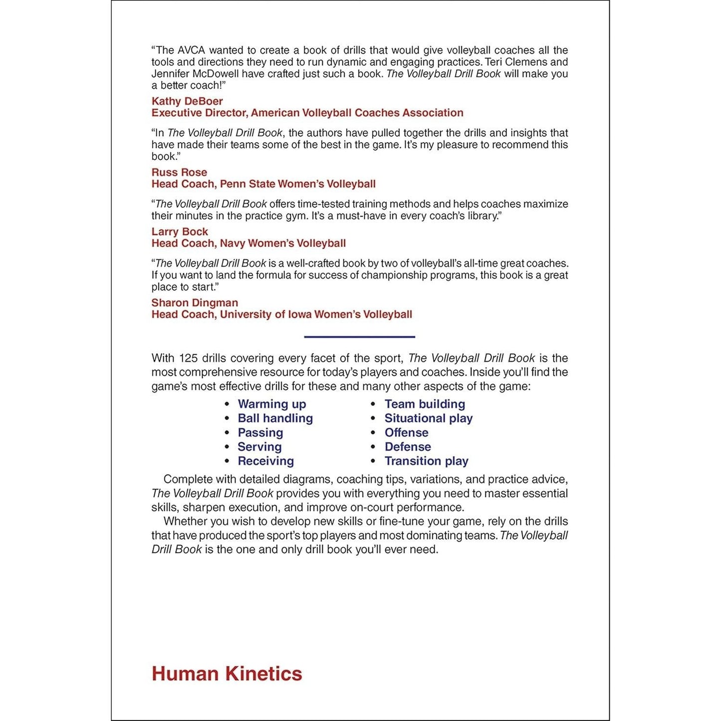 The Volleyball Drill Book