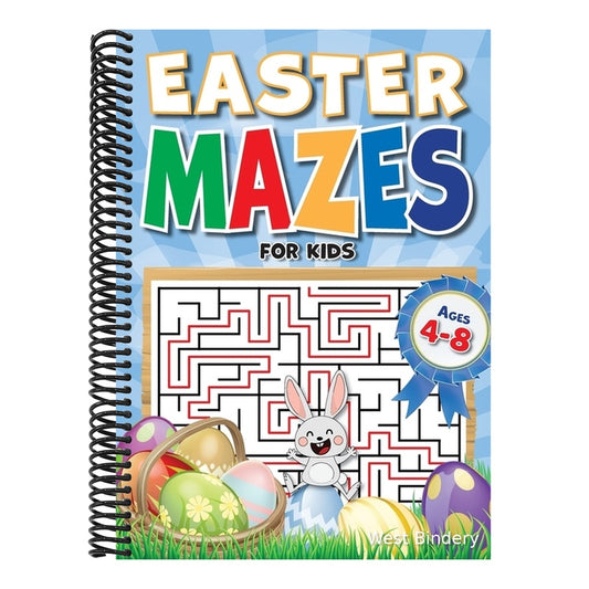 Easter Mazes For Kids Ages 4-8: 90+ Mazes over 3 Difficulty Levels. Best Kids Easter Basket Stuffers. Fun Maze Book For Kids 4-6, 6-8
