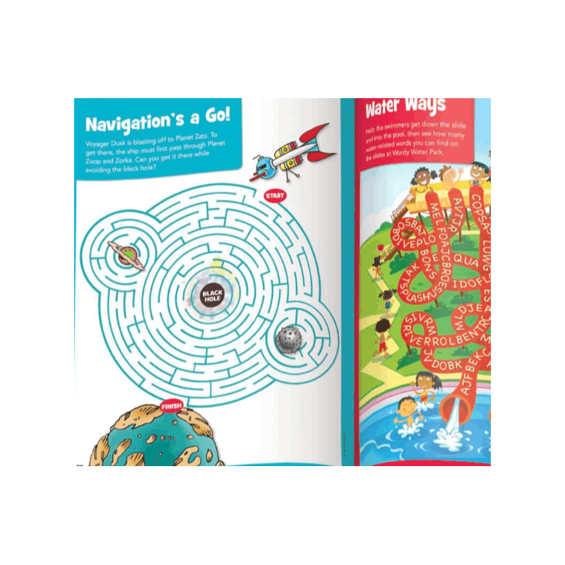 Jumbo Book of Amazing Mazes: Maze Puzzle Book for Kids Packed with Over 175 Puzzles, Code-Word Mazes, Quiz Mazes and Logic Games for Kids 6 and Up (Highlights Jumbo Books & Pads)