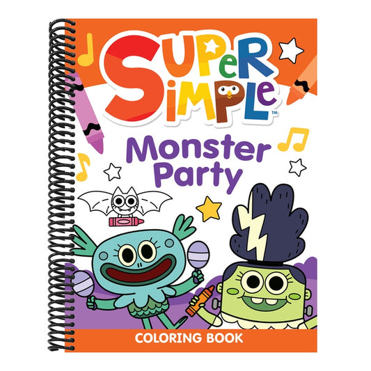 Super Simple Monster Party Coloring Book