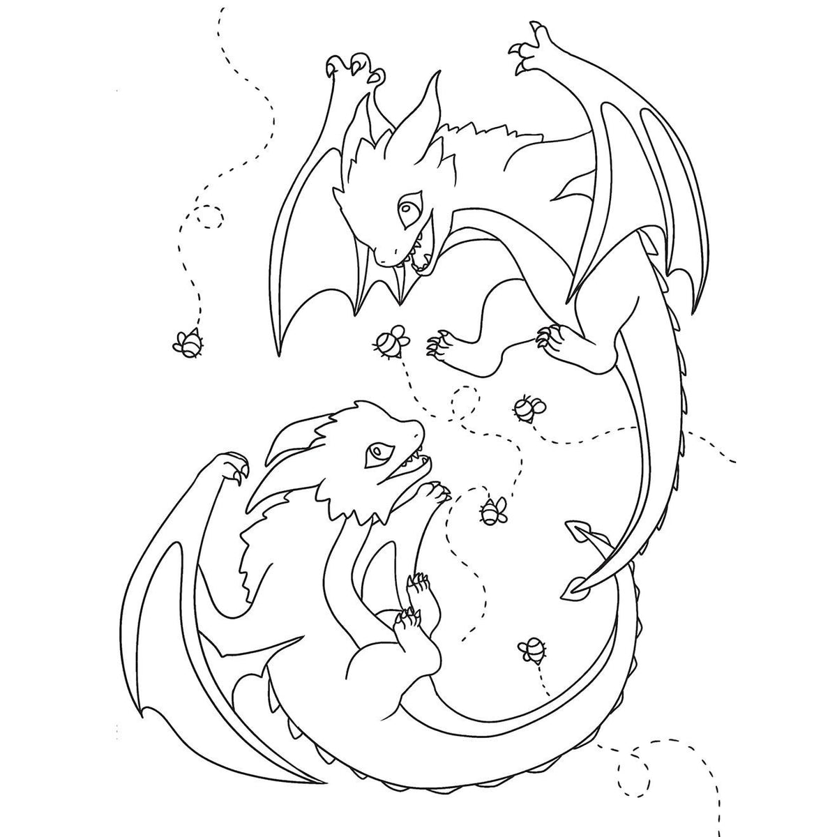 Cute Fantasy Creatures: A Magical Coloring Book