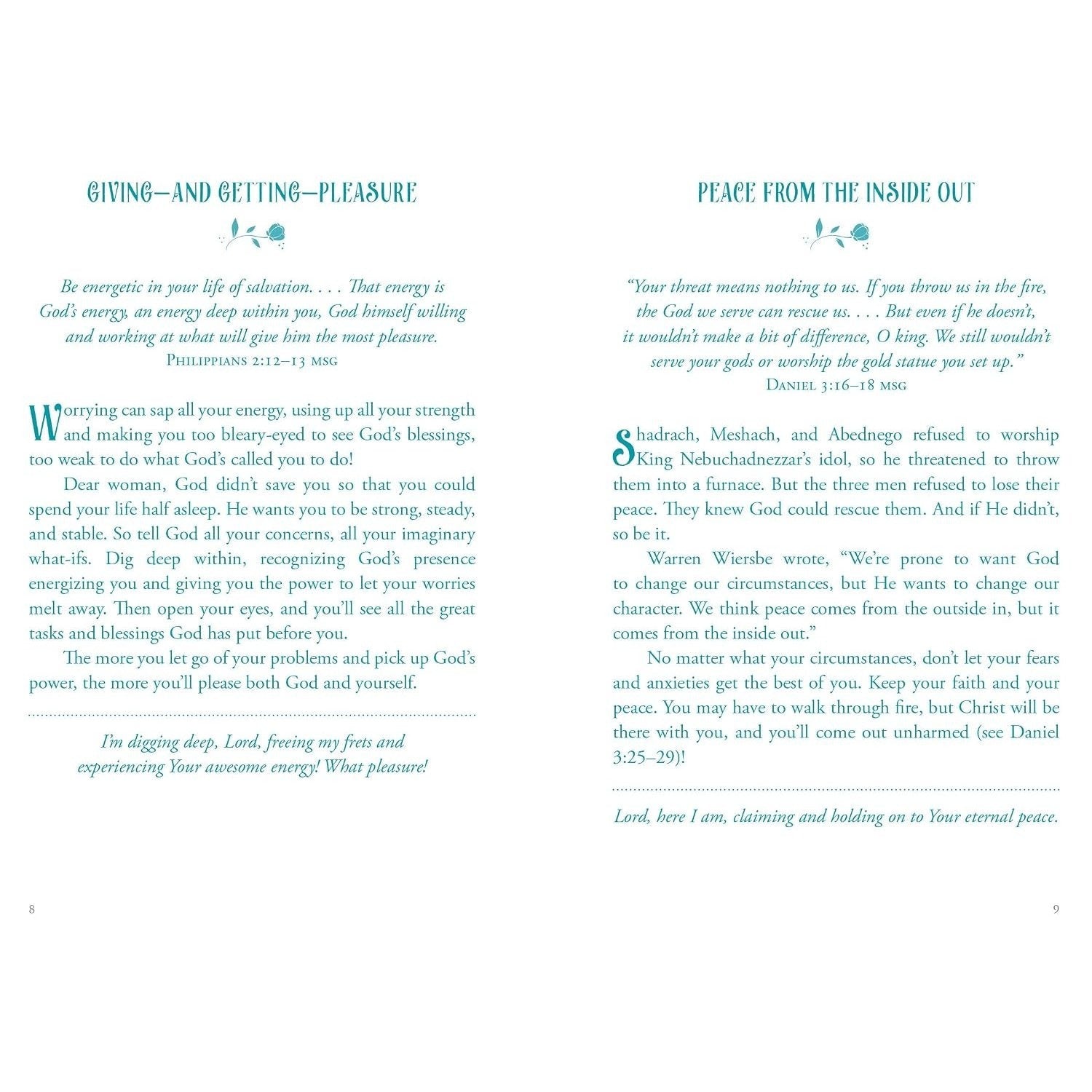 Worry Less, Pray More: A Woman's Devotional Guide to Anxiety-Free Living